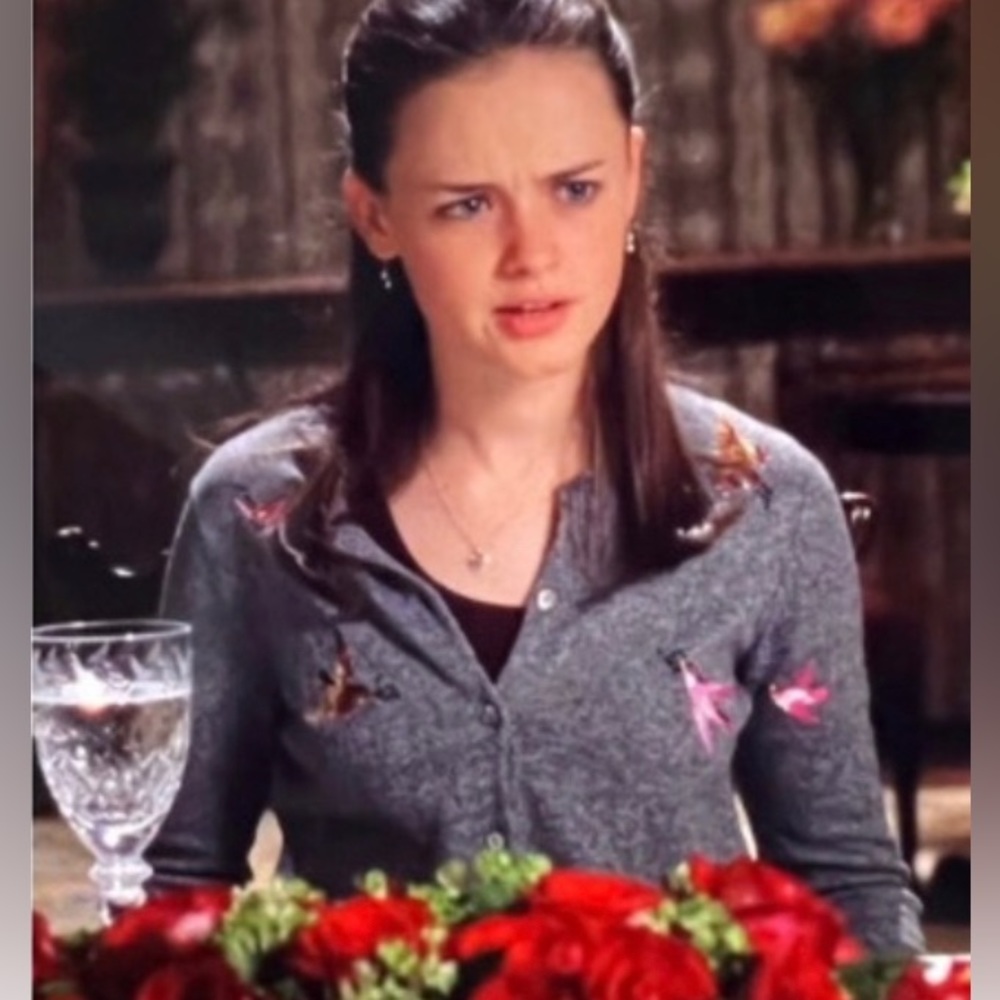 Vintage Embroidered Cardigan As Seen On Rory Gilmore
